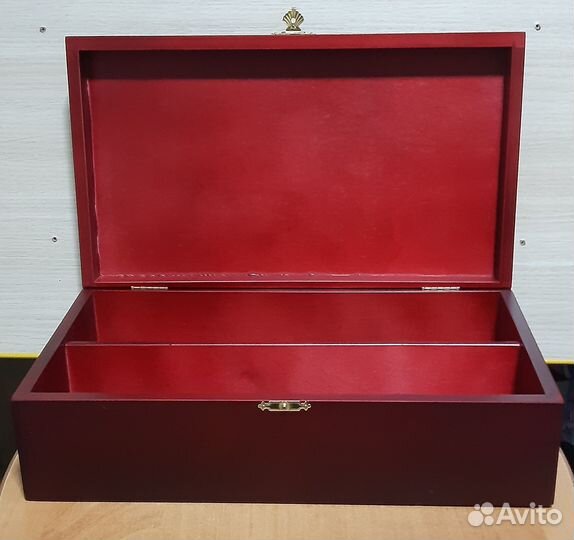 Футляр для двух бутылок береза