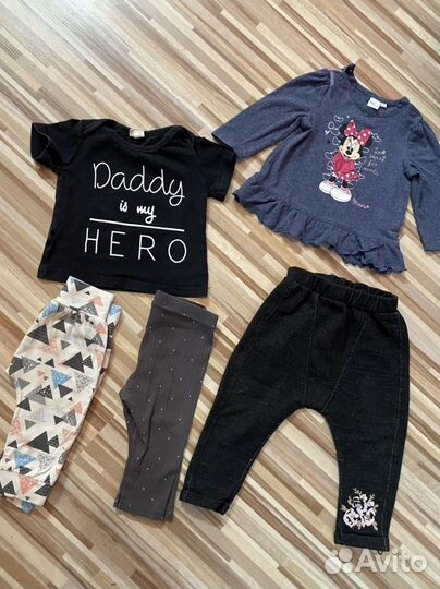 Вещи пакетом на девочку до года