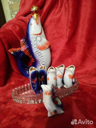 Сервиз рыбки СССР