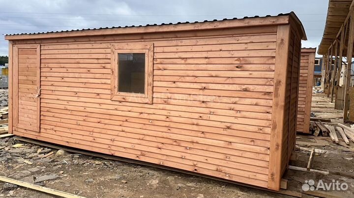 Бытовка вагончик из дерева