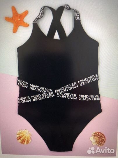 Новый Купальник для подростка слитный р 42