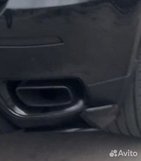 Накладки на бампер задний бмв х6 е71