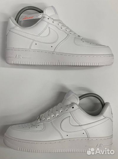 Кроссовки Nike Air force белые 4