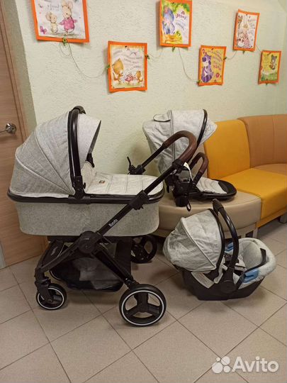 Новые коляски Nuovita Edel 3 в 1. Несколько расцве