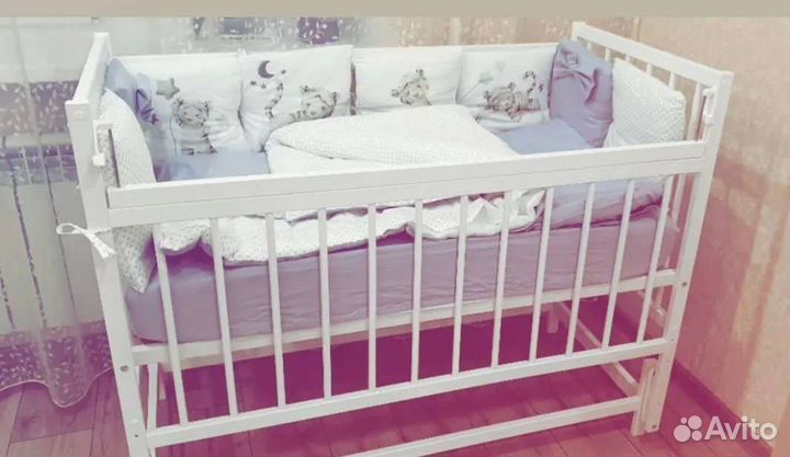 Бортики в детскую кроватку