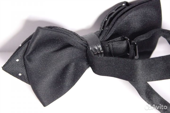 Галстук бабочка черная