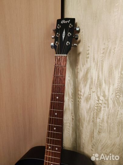 Акустическая гитара cort ad 810 черная