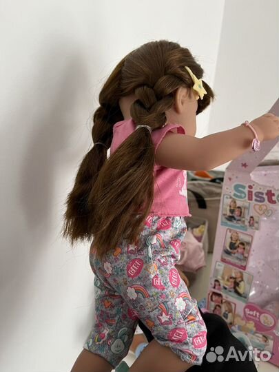 Кукла baby born сестричка брюнетка 43 см