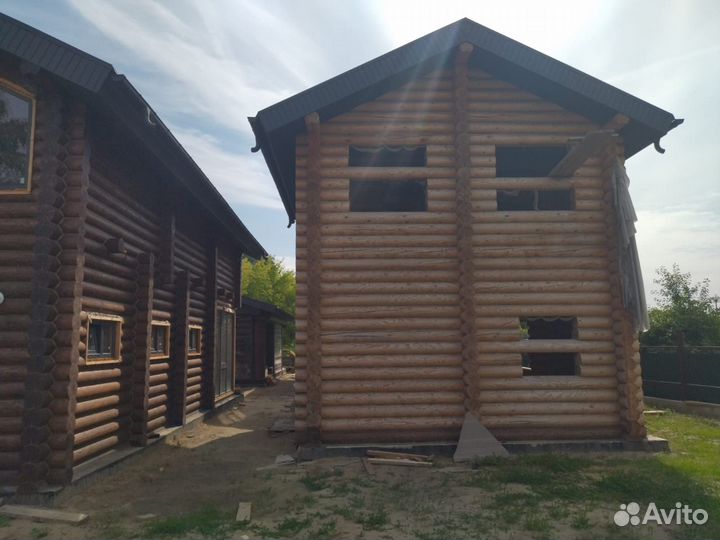 Сборка срубов