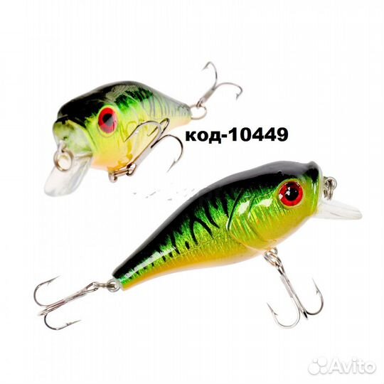 Воблер дл50 мм 5.6 гр., 0-0.5 м Amafish bevy CNK