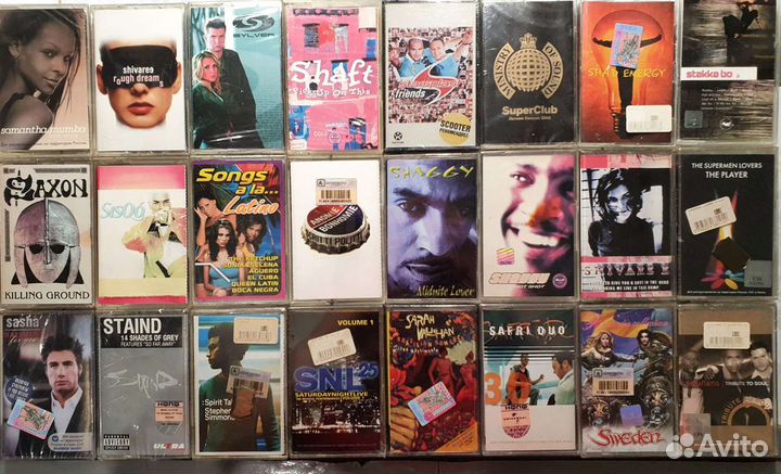 Кассеты запечатанные иностр рок и поп список 4