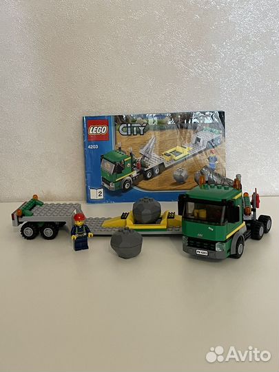 Конструктор lego City Шахта+наборы:4204+4203+4202