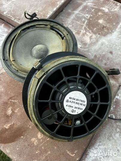 Задние динамики mercedes w210