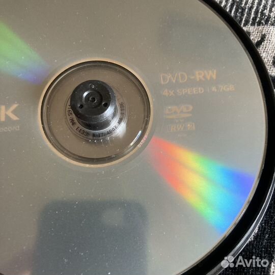 DVD-RW и CD-R болванки диски набор