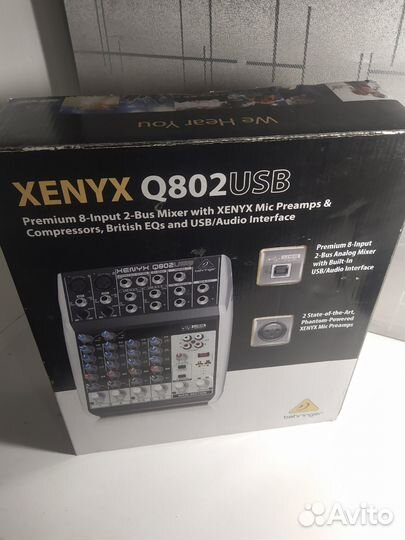 Микшерный пульт behringer xenyx 802 usb