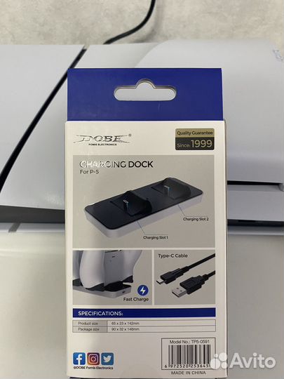 Зарядная подставка для Dualsense на PS 5 новый