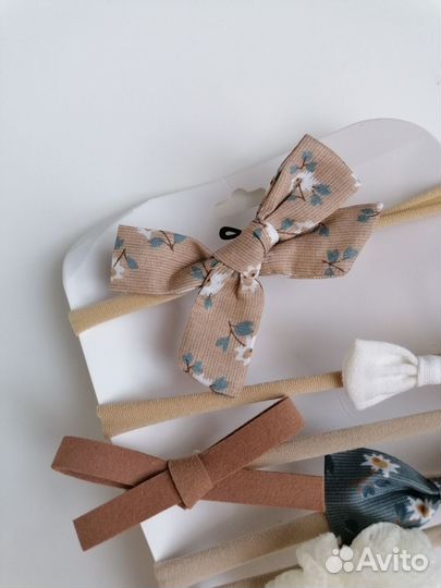 Новые бантики повязки салохи на девочку комплектом