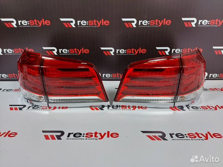 Стоп - сигналы Lexus LX570 12-15г Красные 1234