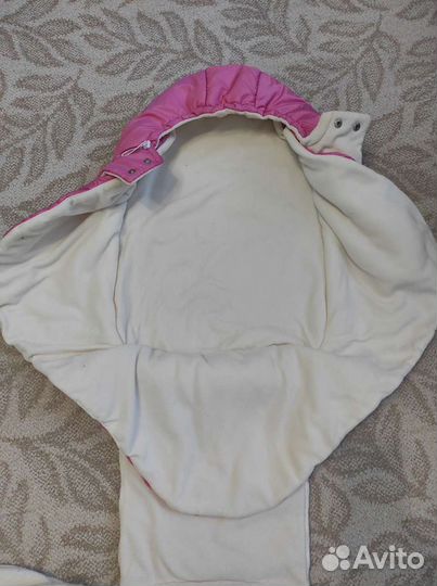 Теплый зимний конверт для новорождённого