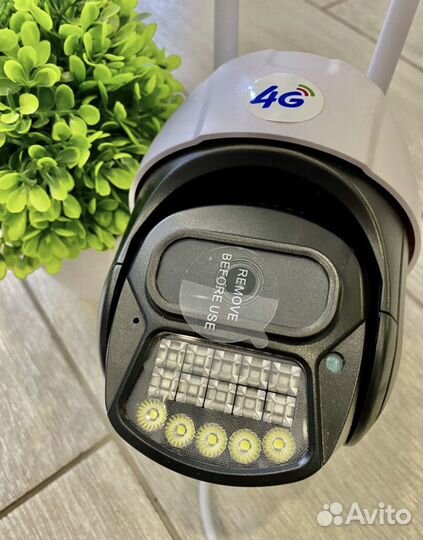Умная камера видеонаблюдения 4G (от симкарты) 5Мп
