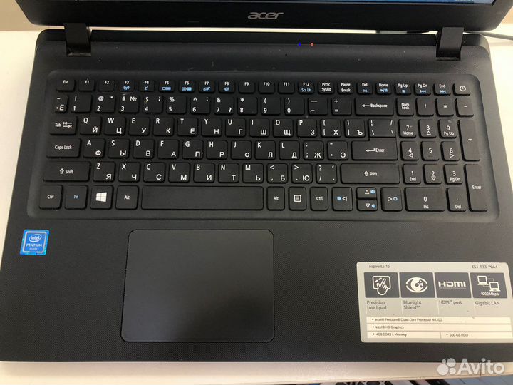 Ноутбук, Acer aspire ES1-533