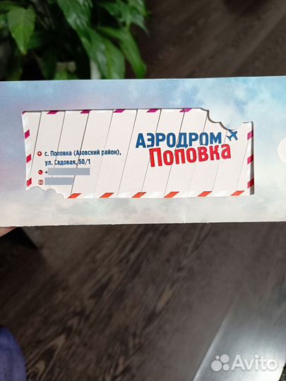 Подарочный сертификат на полёт над Омском