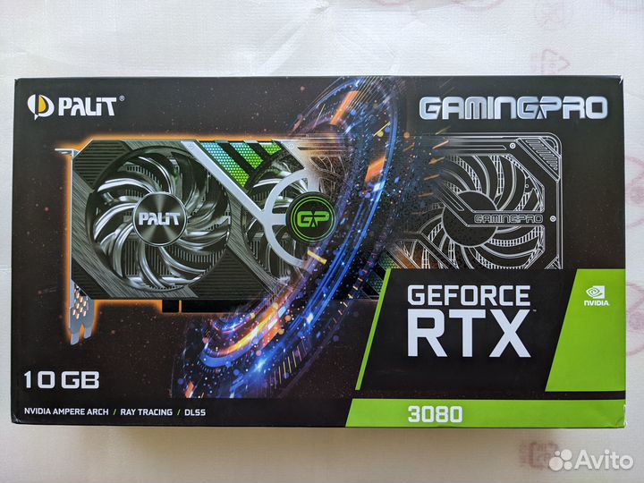 Видеокарта Palit GeForce RTX 3080 GamingPro 10GB