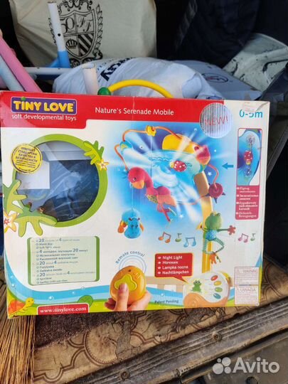 Игрушка на кроватку с пультом