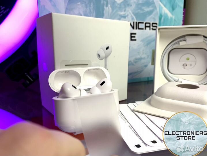 AirPods Pro 2 Apple Наушники Молочно-Белые