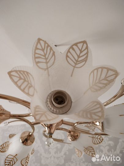 Люстра потолочная бу