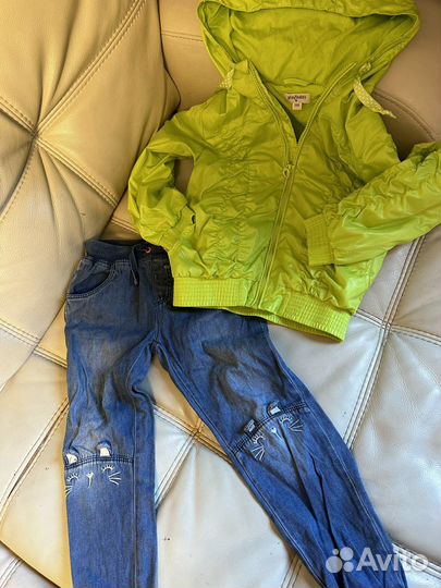 Пакет вещей на девочку 110 -116 см