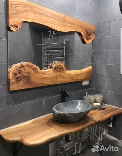 Рамка для зеркала из массива на заказ