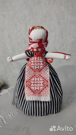 Текстильная кукла с народном стиле