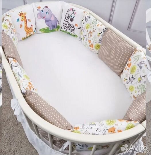 Бортики в детскую кроватку новые