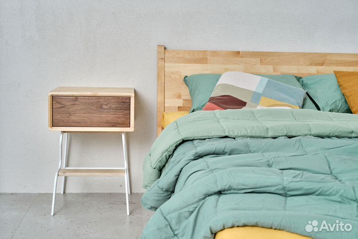 Подвесная прикроватная тумба Fusion из массива