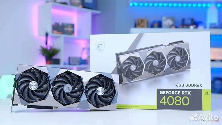 Новая MSI 4080 Suprim чек днс обмен