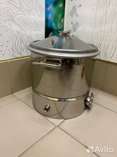 Перегонный куб 26л с фальш дном