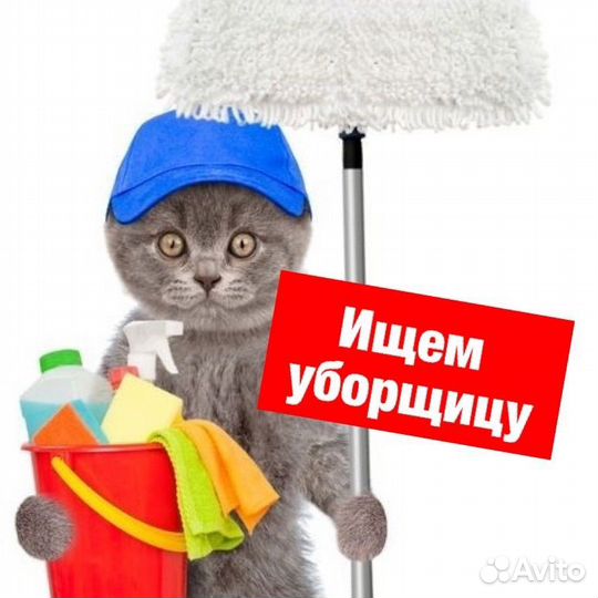 Уборщица (клинер) в магазин одежды