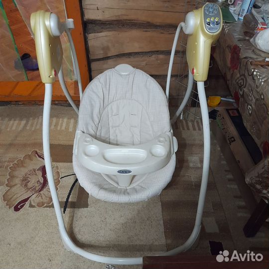 Детские электронные качели для новорожденных