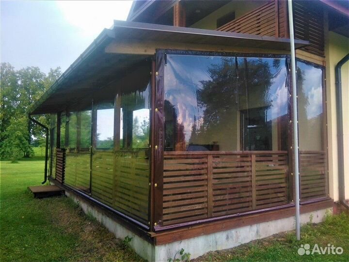 Мягкие Окна Жидкие Стёкла Прозрачные шторы