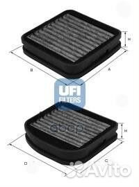 54.141.00 фильтр салона угольный с конд. 46x22