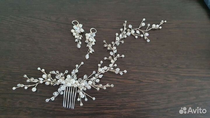 Свадебные украшения в волосы