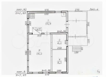 Дом 39,9 м² на участке 4,8 сот.
