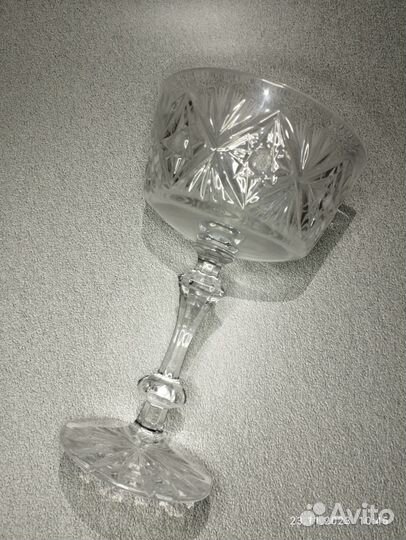 Хрустальная ваза для варенья СССР
