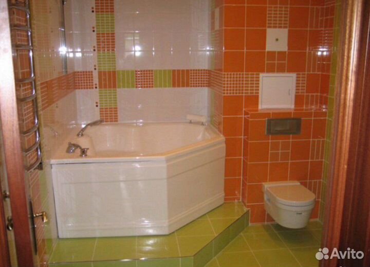 Плиточник. Ремонт ванной. Укладка кафельной плитки