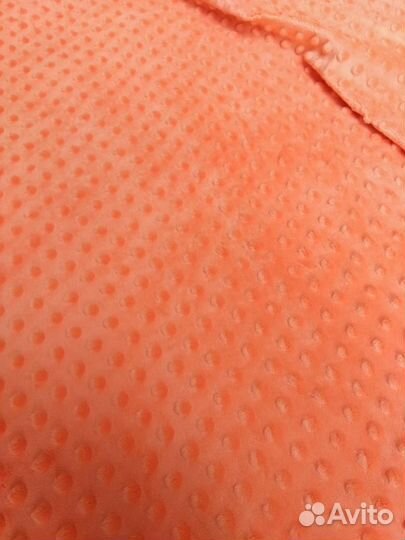 Плюш Минки оранжевый отрез 2*1,65м