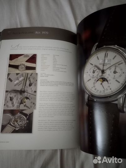 Каталог аукцион phillips легендарные часы