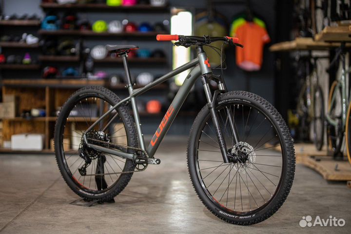 Велосипед Cube Analog Flashgrey/Red