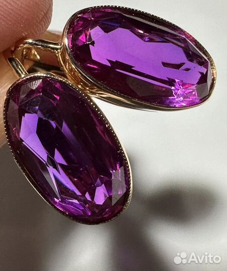 Серьги золотые СССР 583 проба