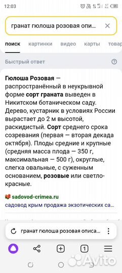 Гранат Гюлоша